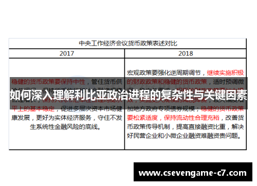 如何深入理解利比亚政治进程的复杂性与关键因素